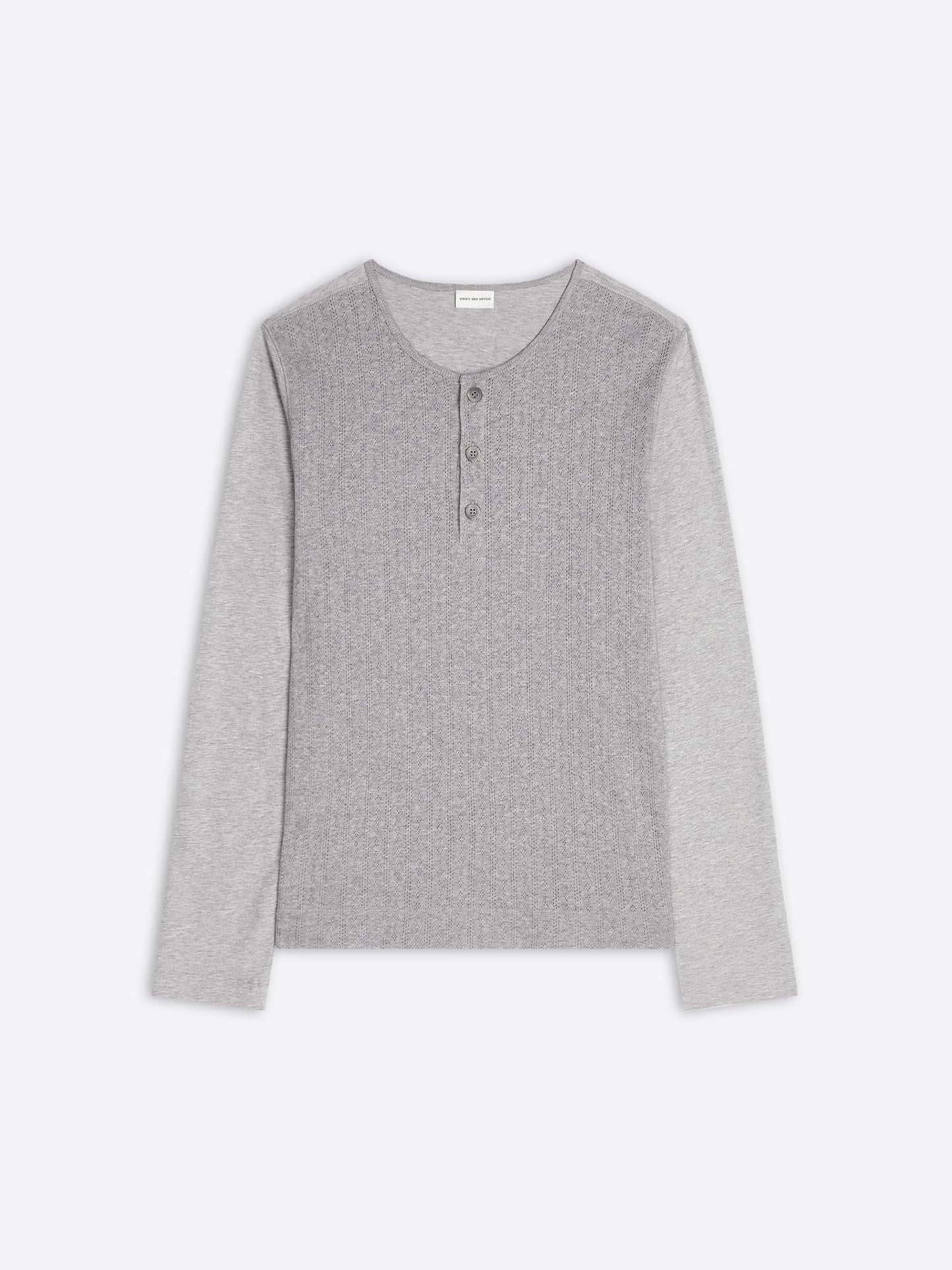 Pointelle Henley Tee