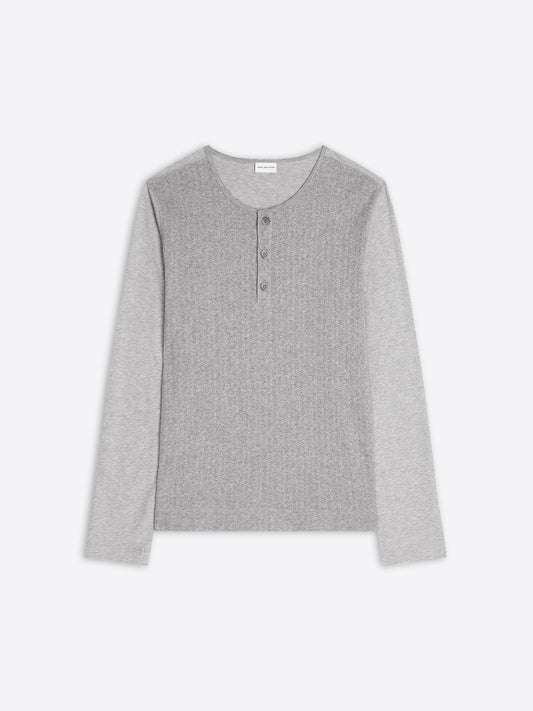 Pointelle Henley Tee