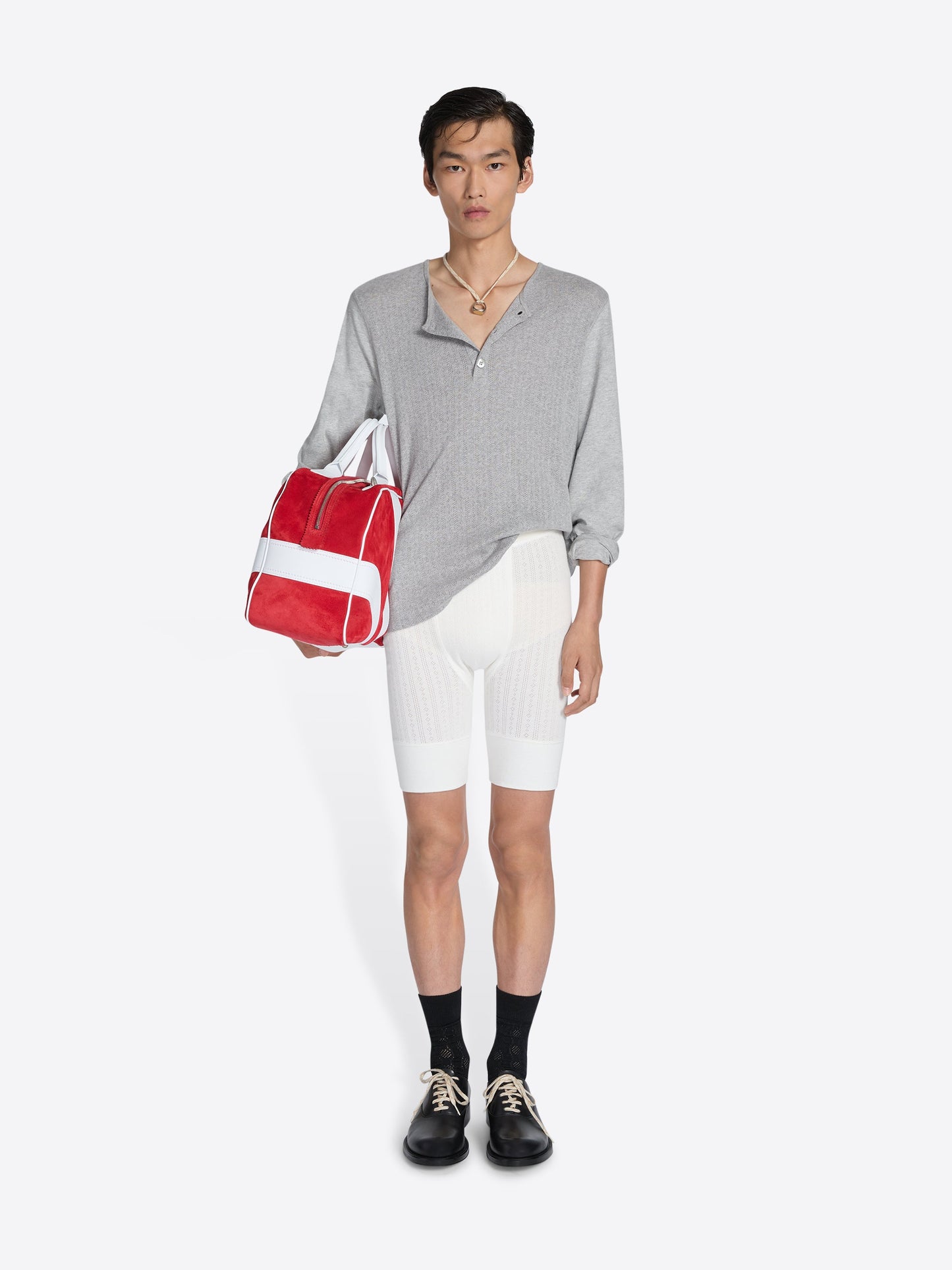 Pointelle Henley Tee