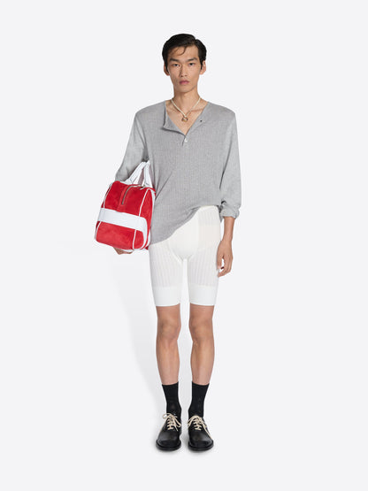 Pointelle Henley Tee