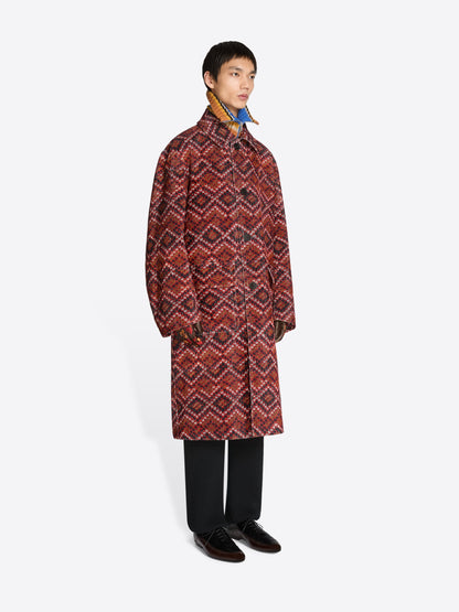 Printed Corduroy Mac