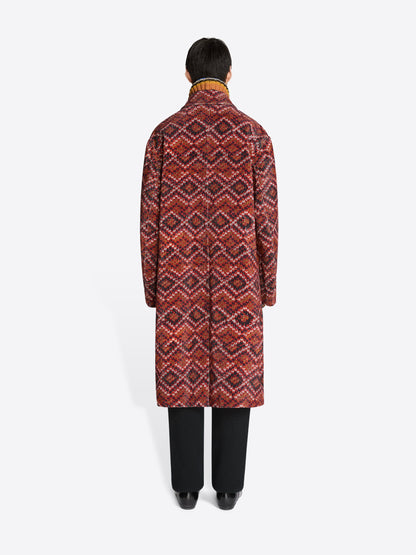Printed Corduroy Mac