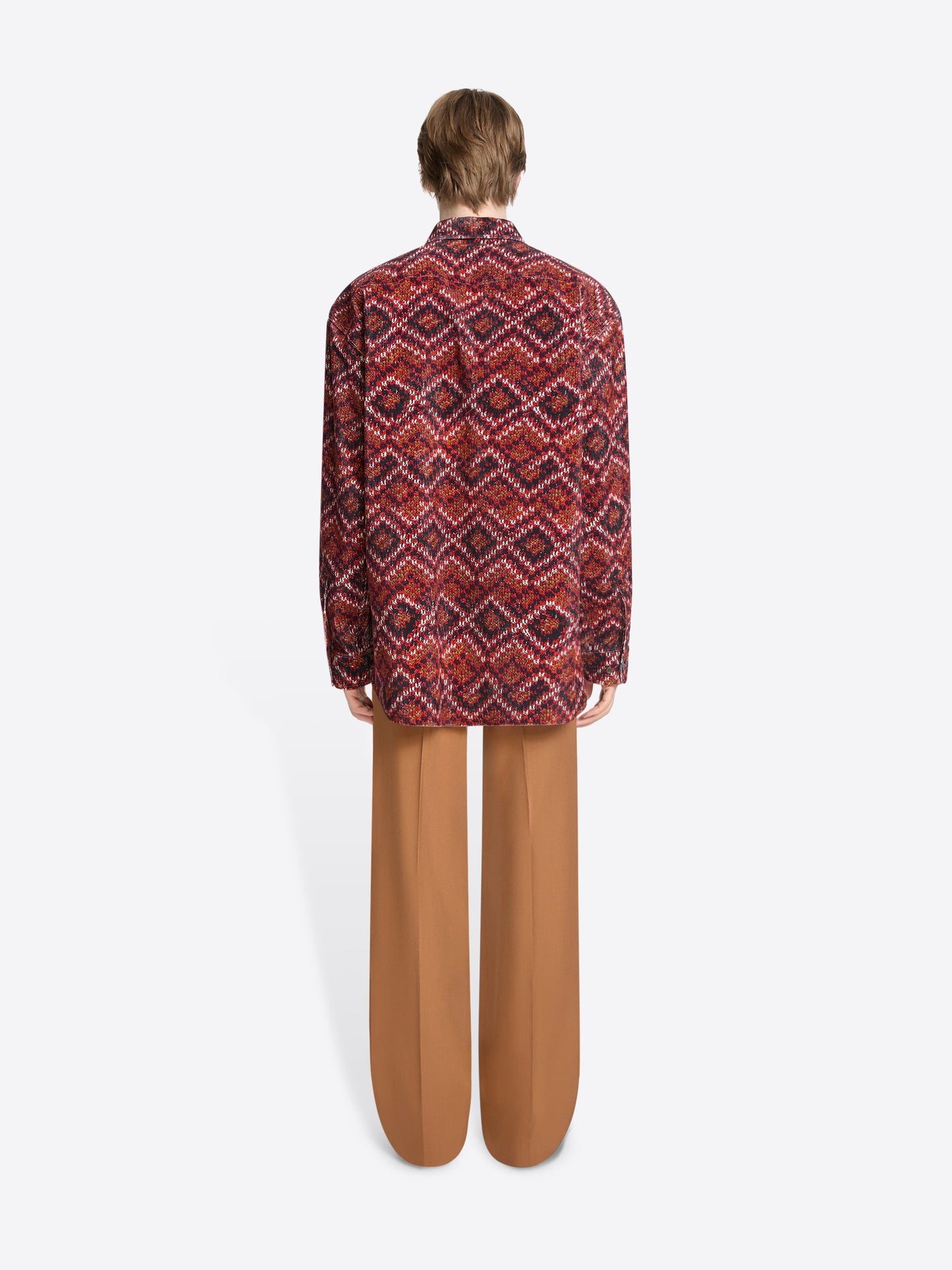 Printed Corduroy Shirt